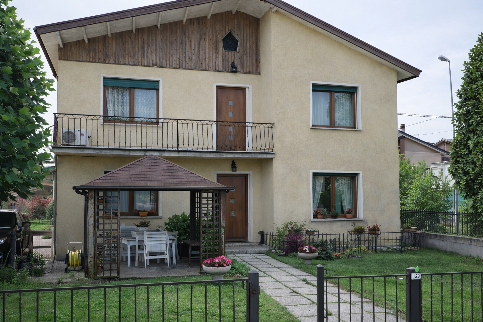 Casa LB prima dei lavori di riqualificazione energetica a Santa Maria di Sala